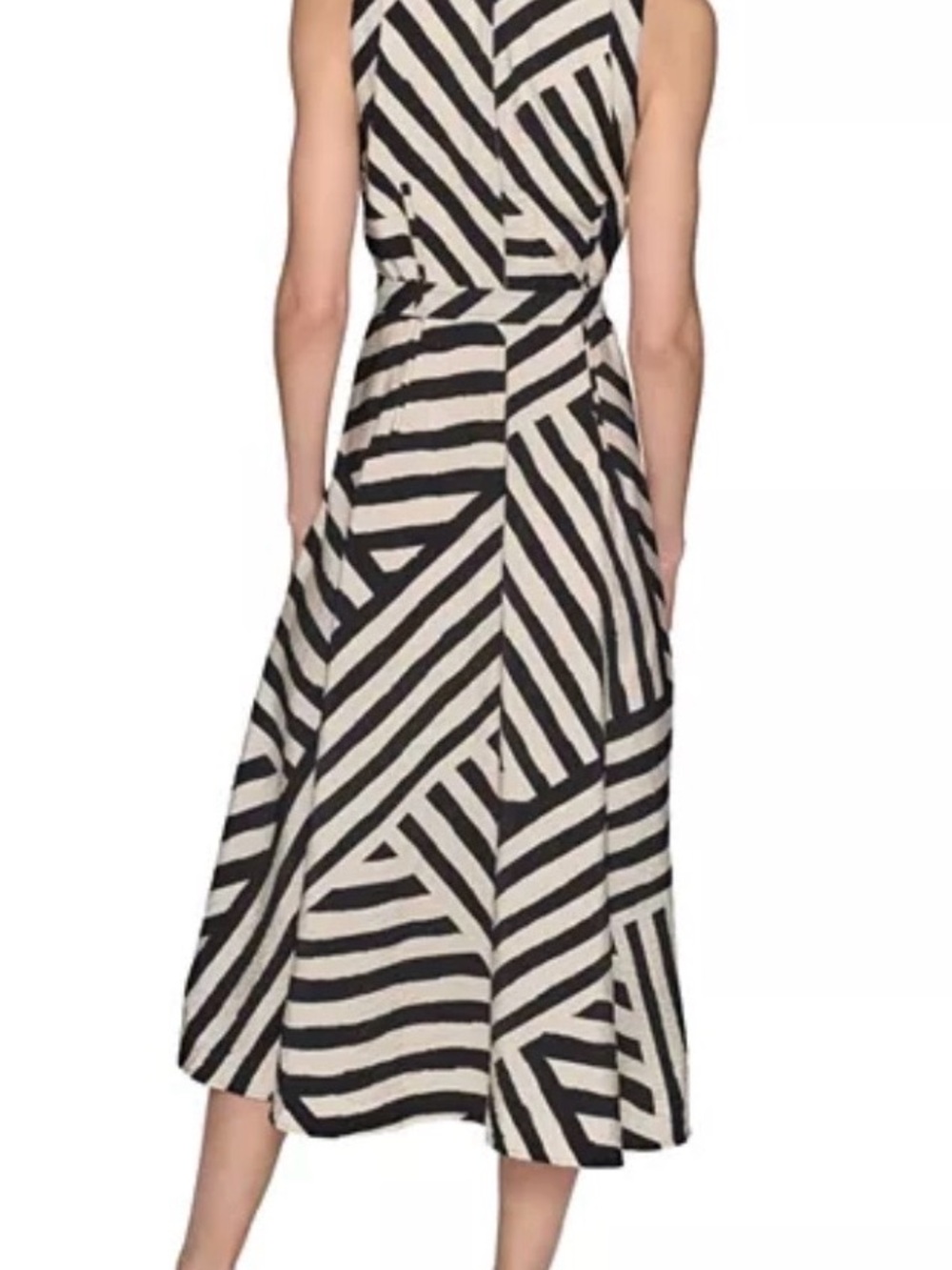 KARL LAGERFELD PARIS PRINTED MIDI DRESS - Picture 3 of 8
